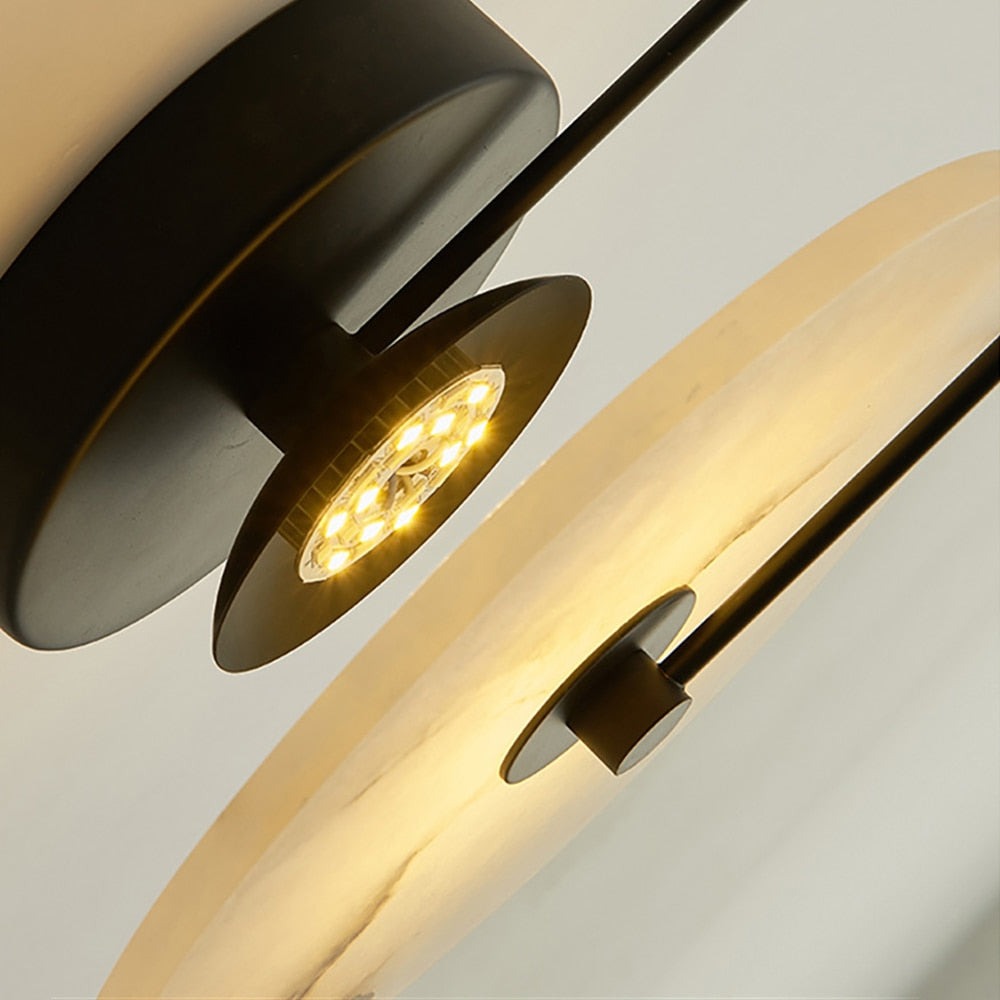 Lampada da parete in marmo Moon