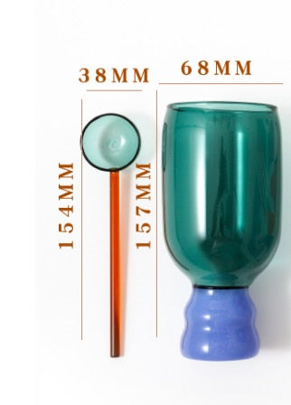 Set di bicchieri da cocktail rosa caramella