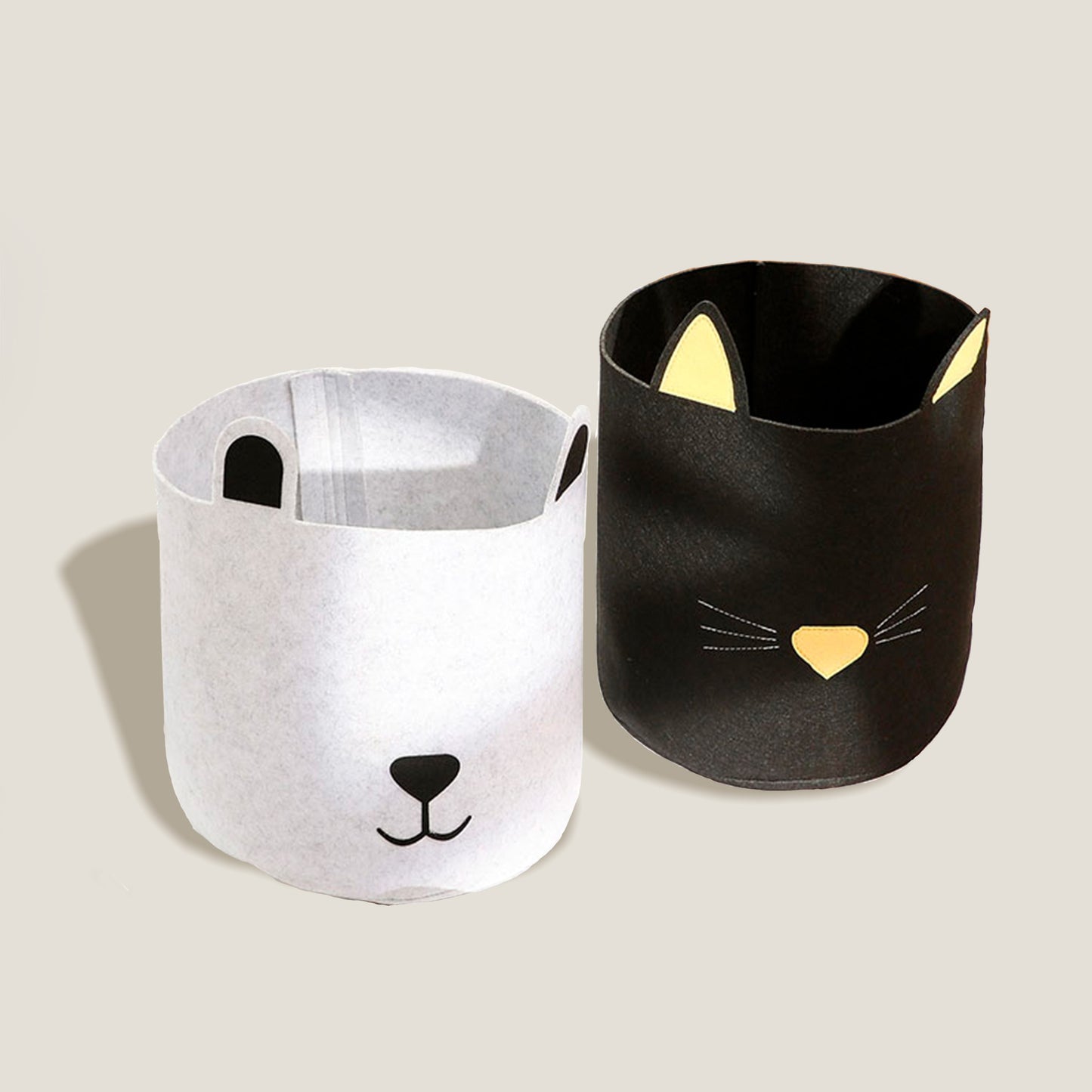 Košara iz mačjega filca