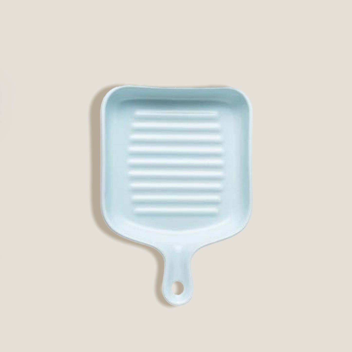 Piatto da forno azzurro cielo