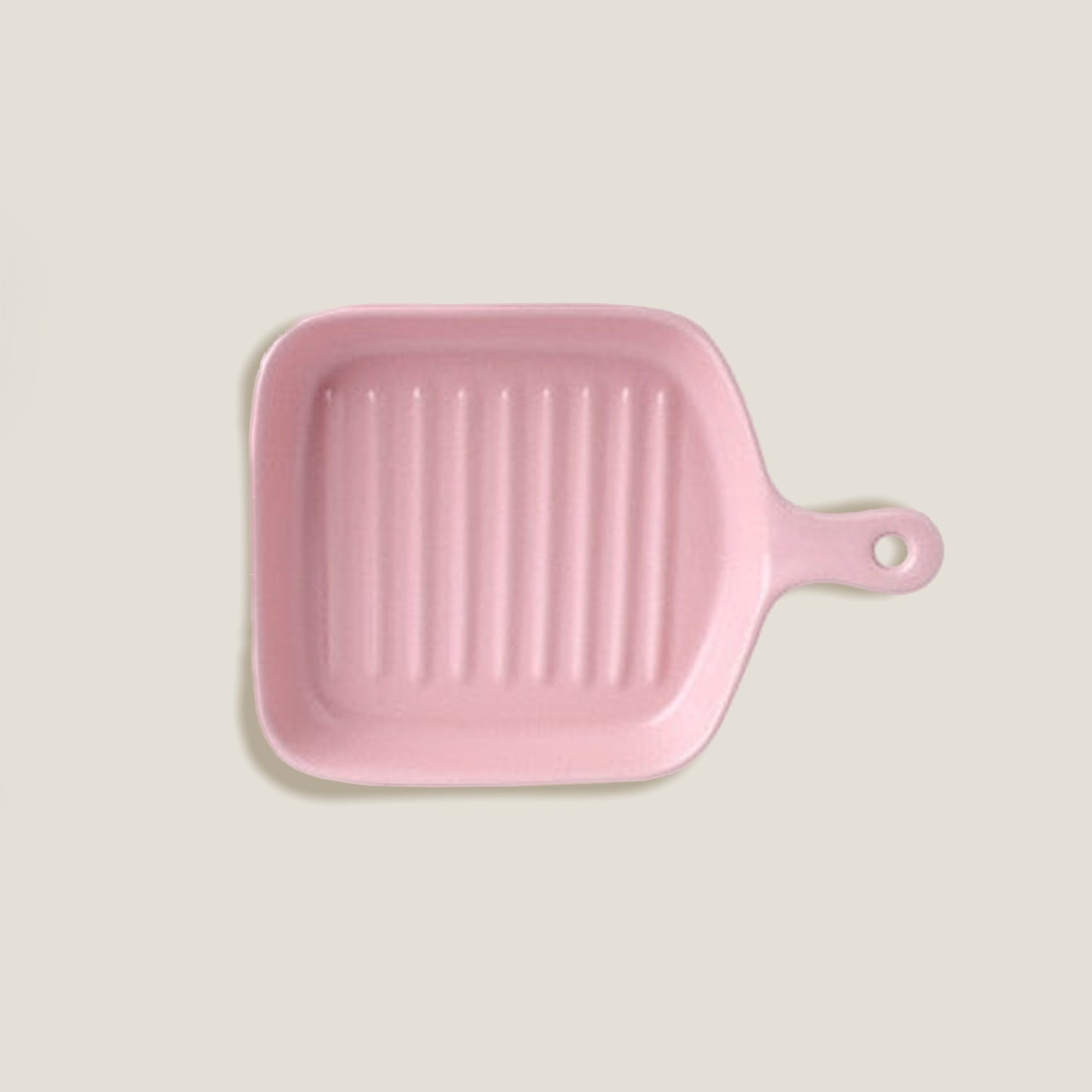 Piatto da forno rosa