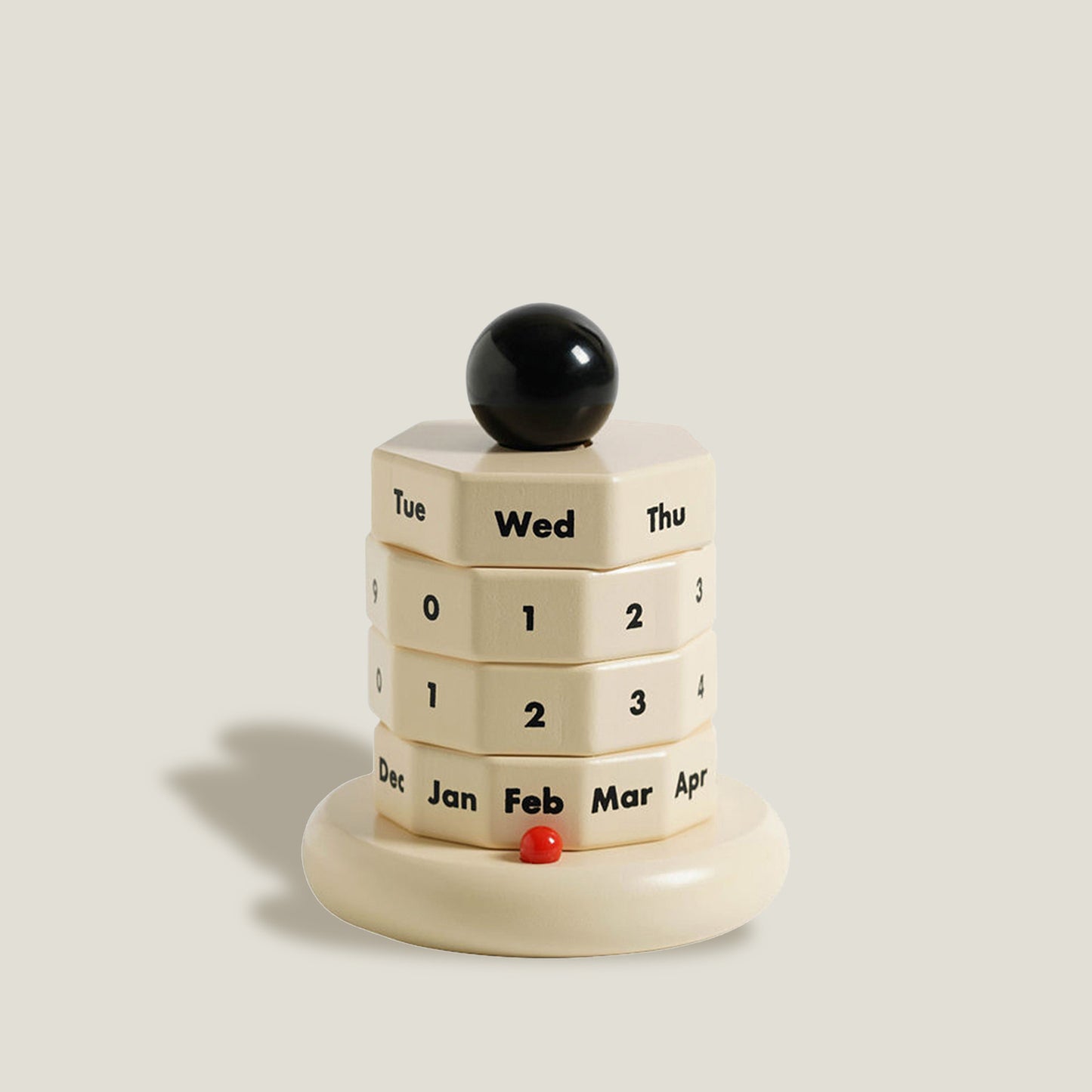 Calendario da tavolo girevole