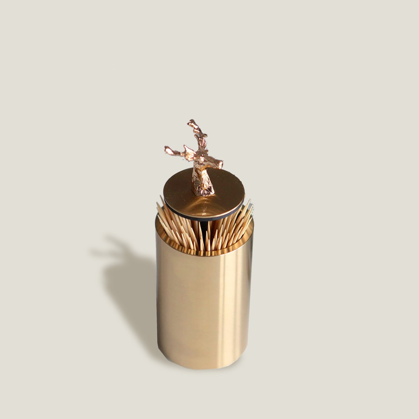 Porta stuzzicadenti in metallo a forma di animale