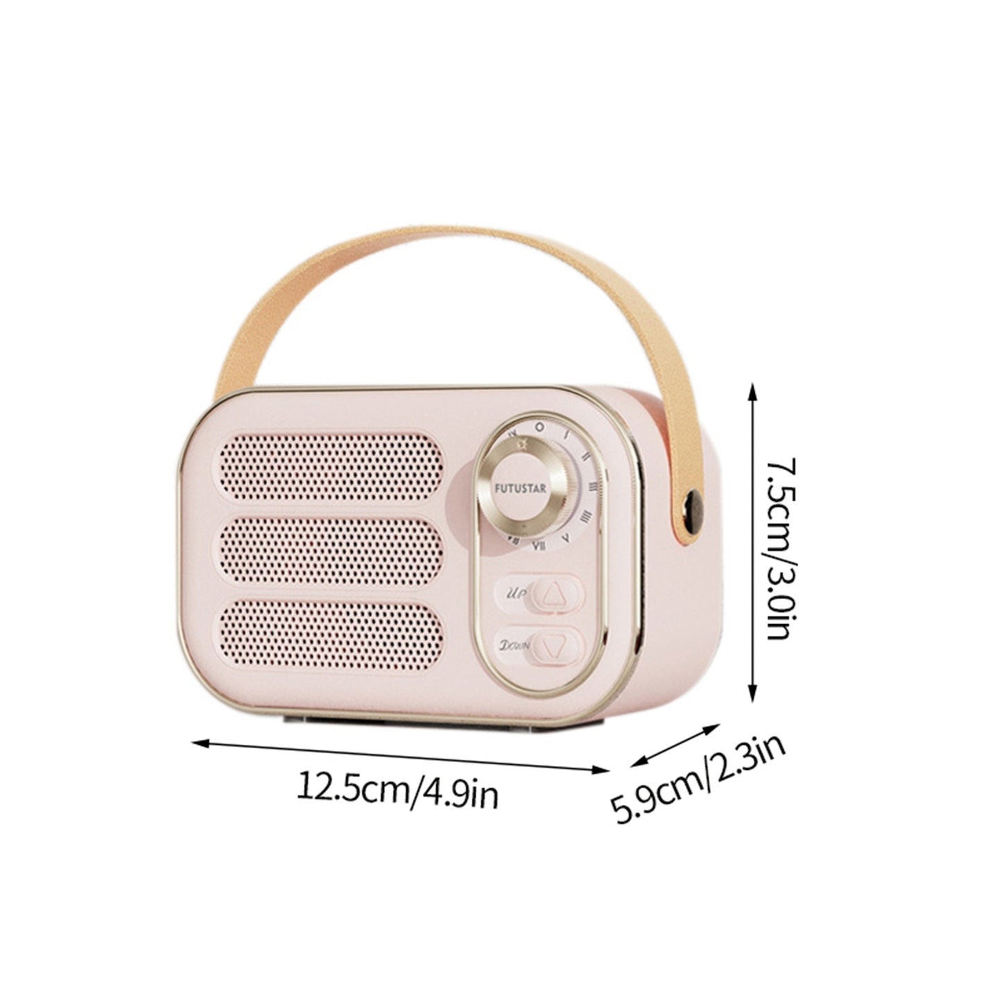 Mini ovalni radijski zvočnik