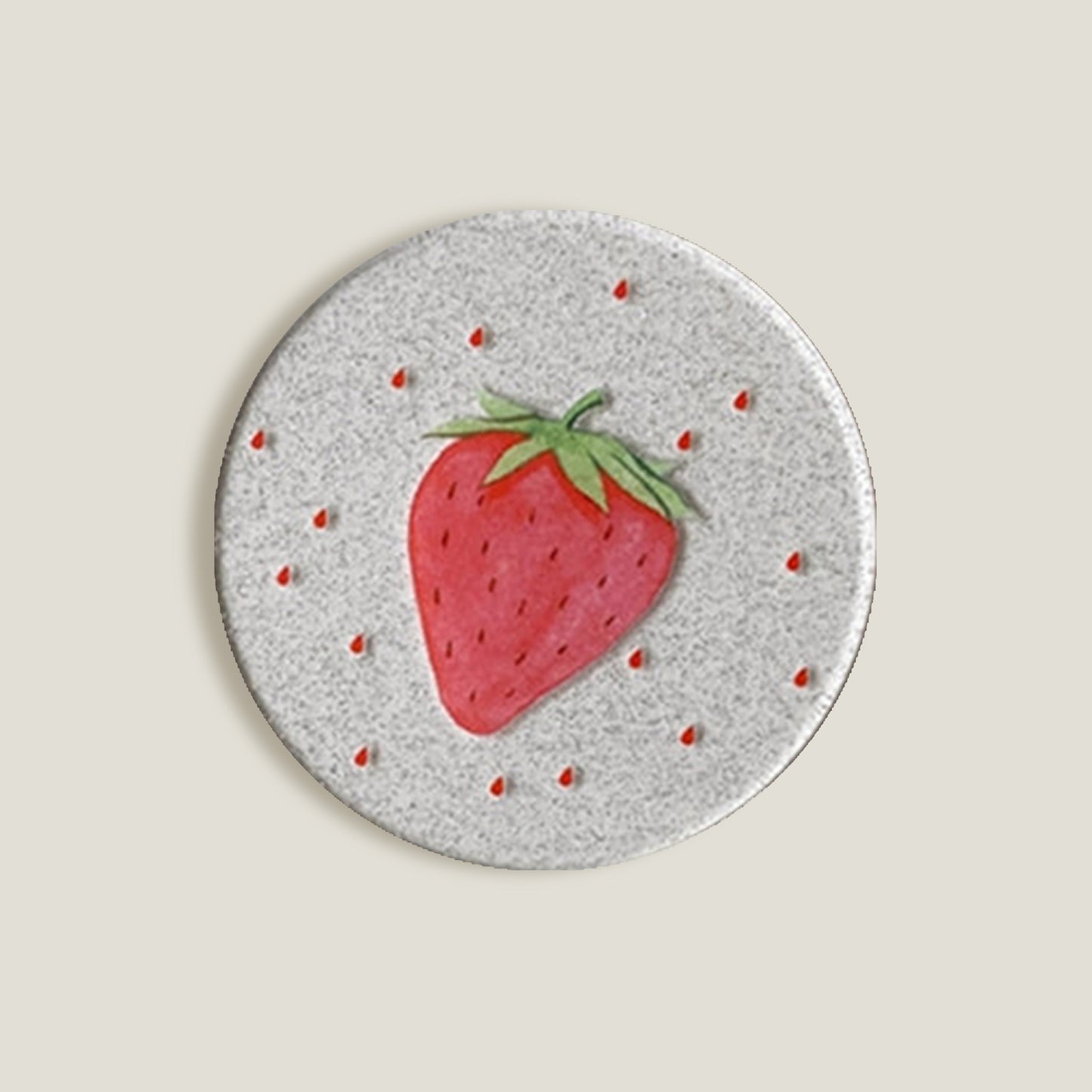 Strawberry Coaster