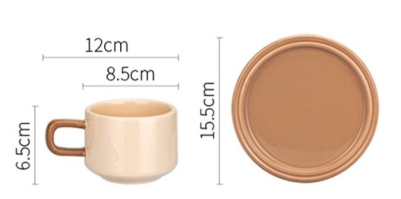 Fersken keramiske krussæt