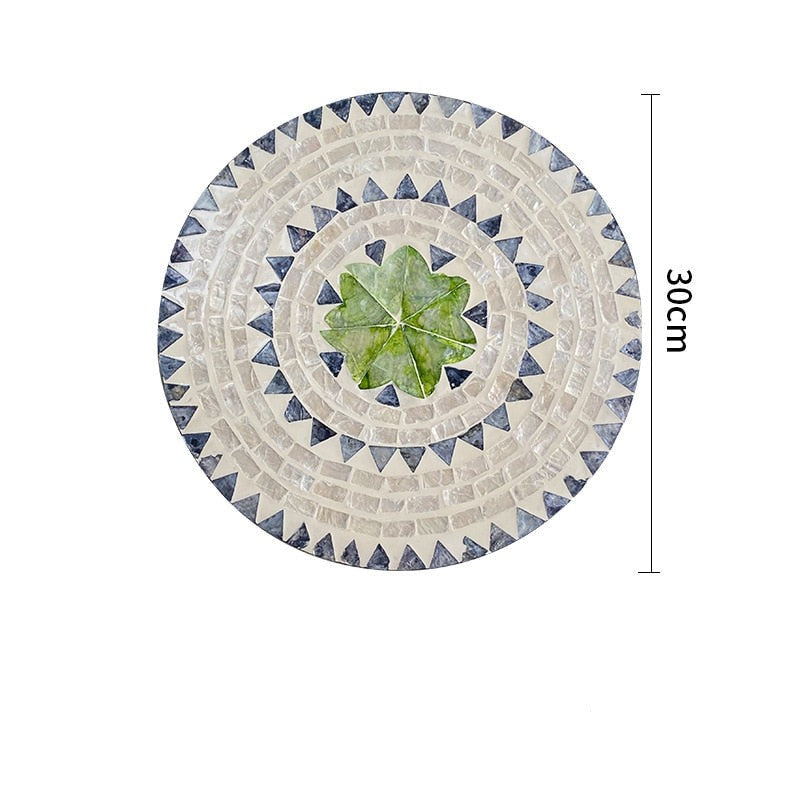 Vassoio di conchiglie verdi 3