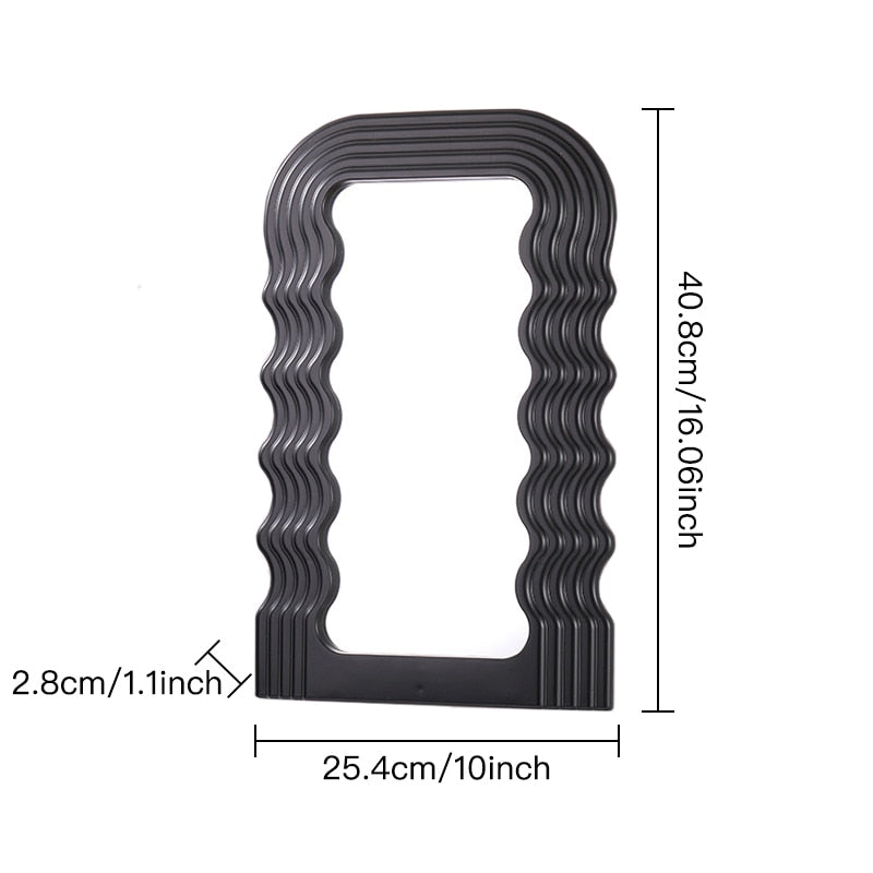 Specchio a onda viola