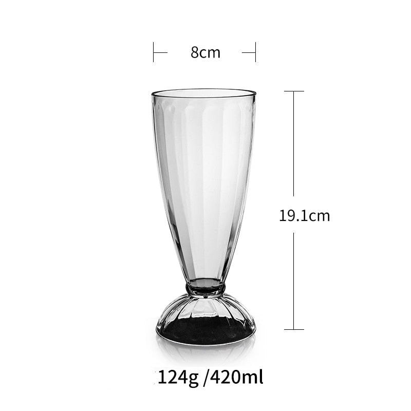 Комплект акрилни чаши Milkshake от 6 бр