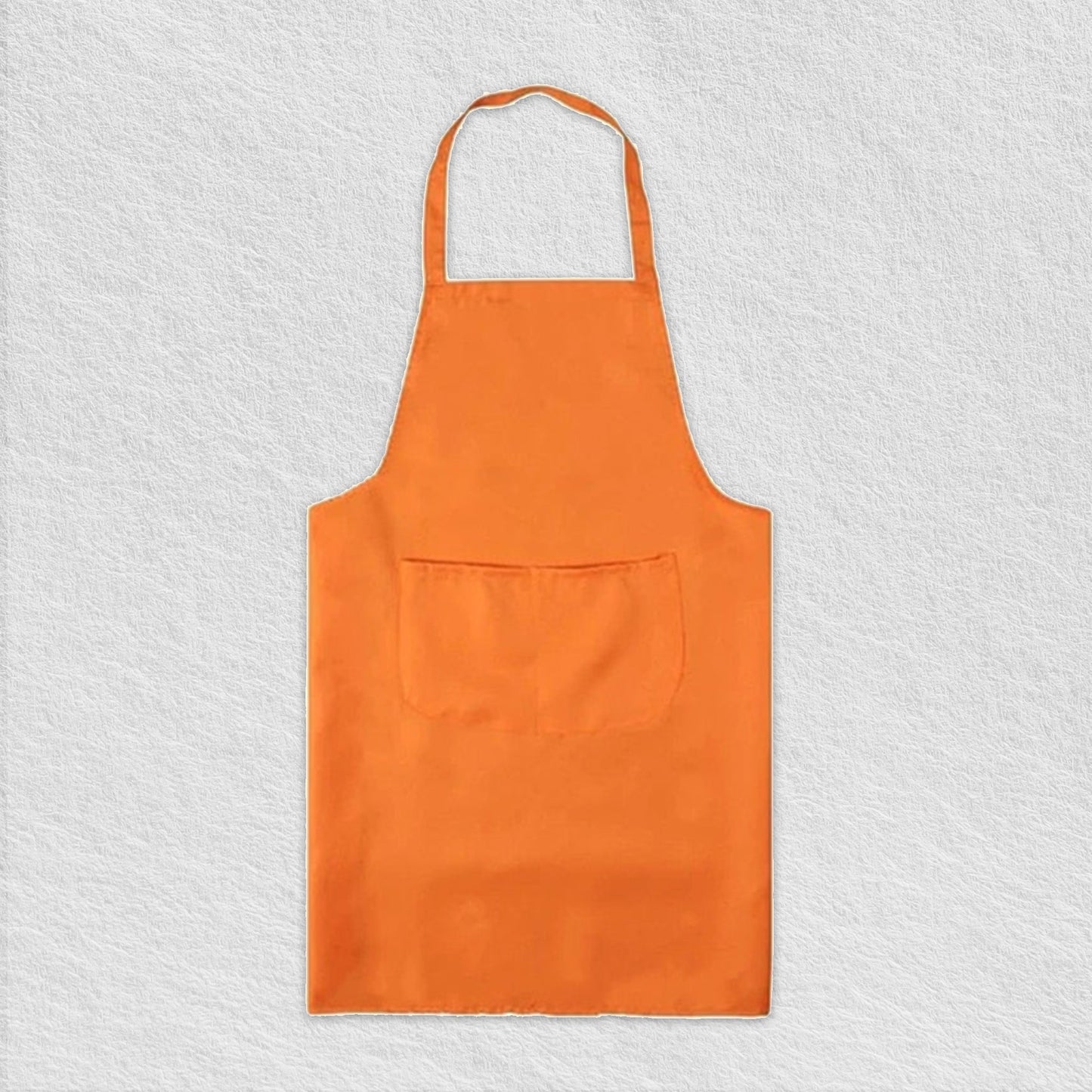 Turuncu Düz Renk Önlük