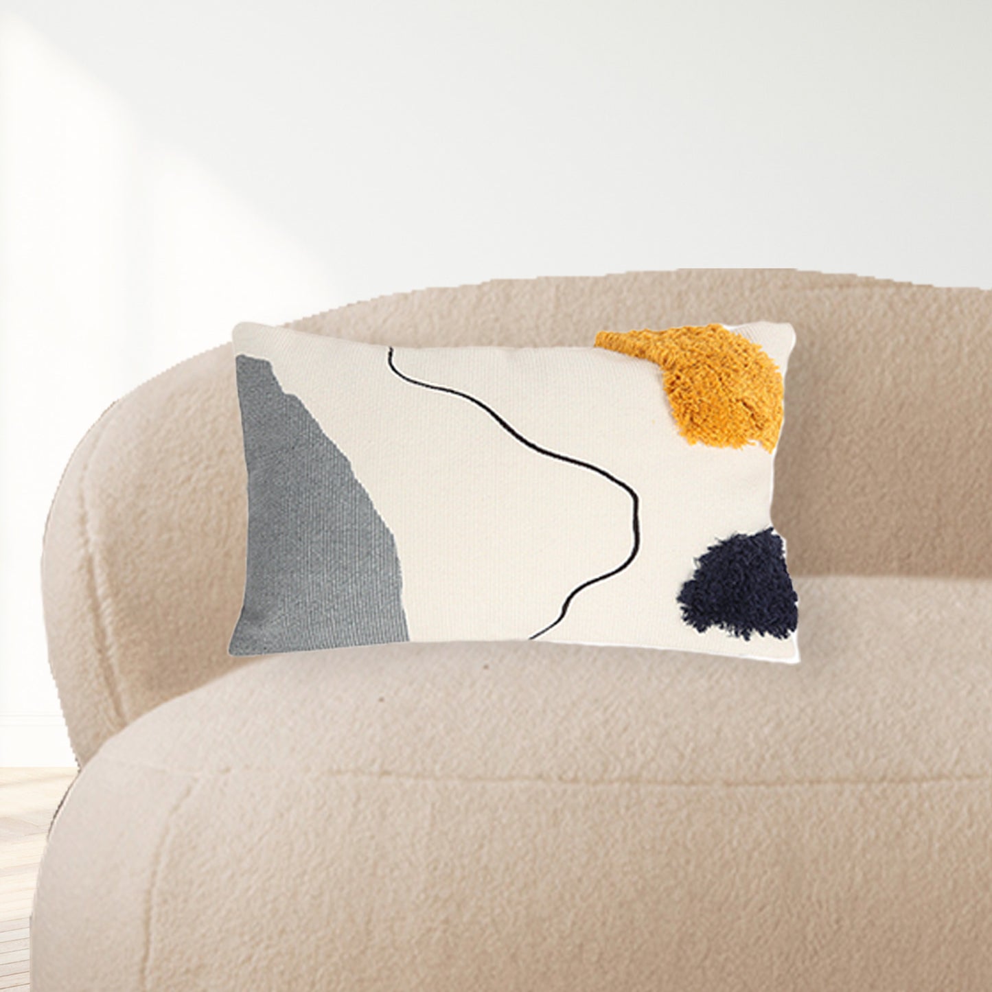 Copricuscini Ariel Ivory Yellow