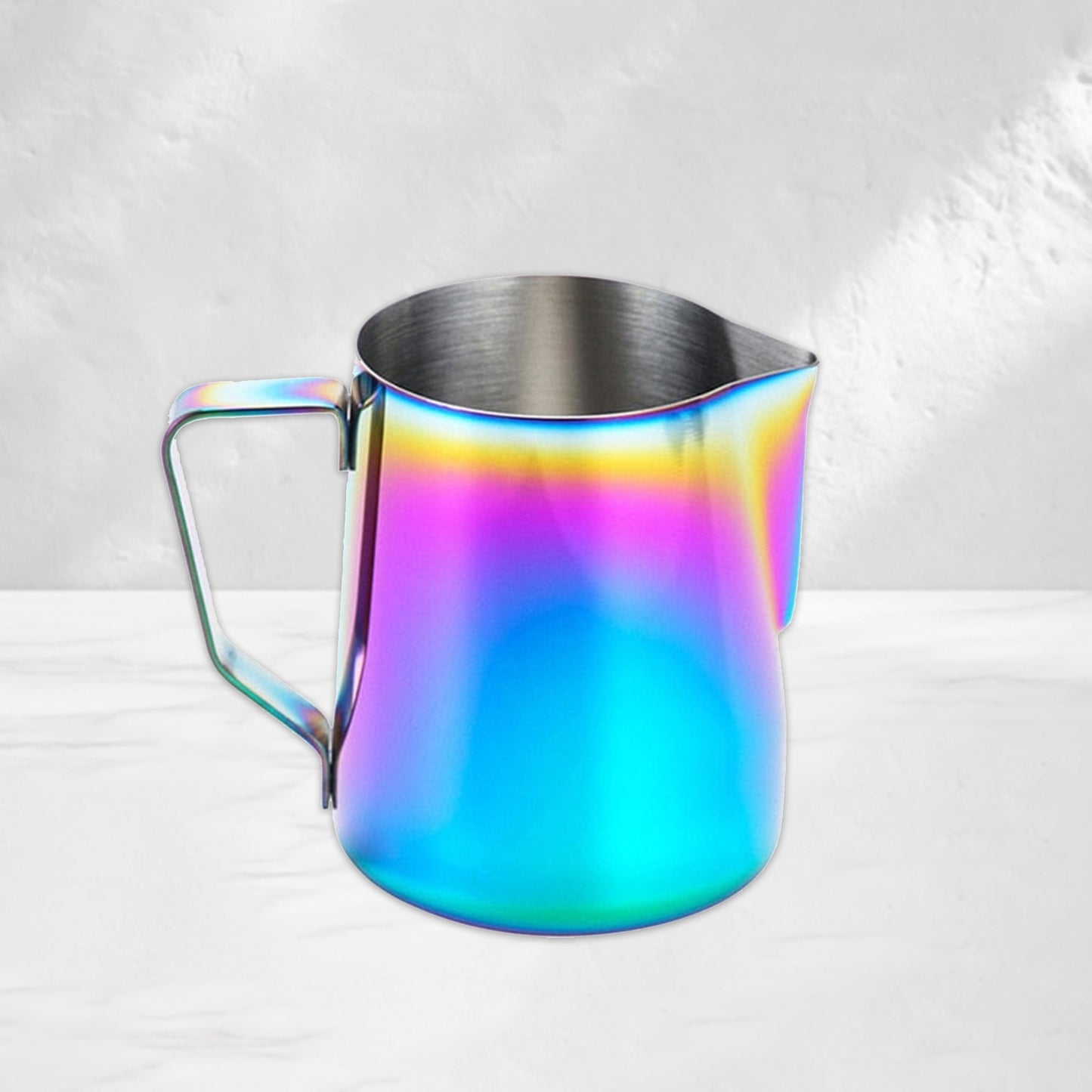 Jarra Espumadora De Leche Púrpura Azul