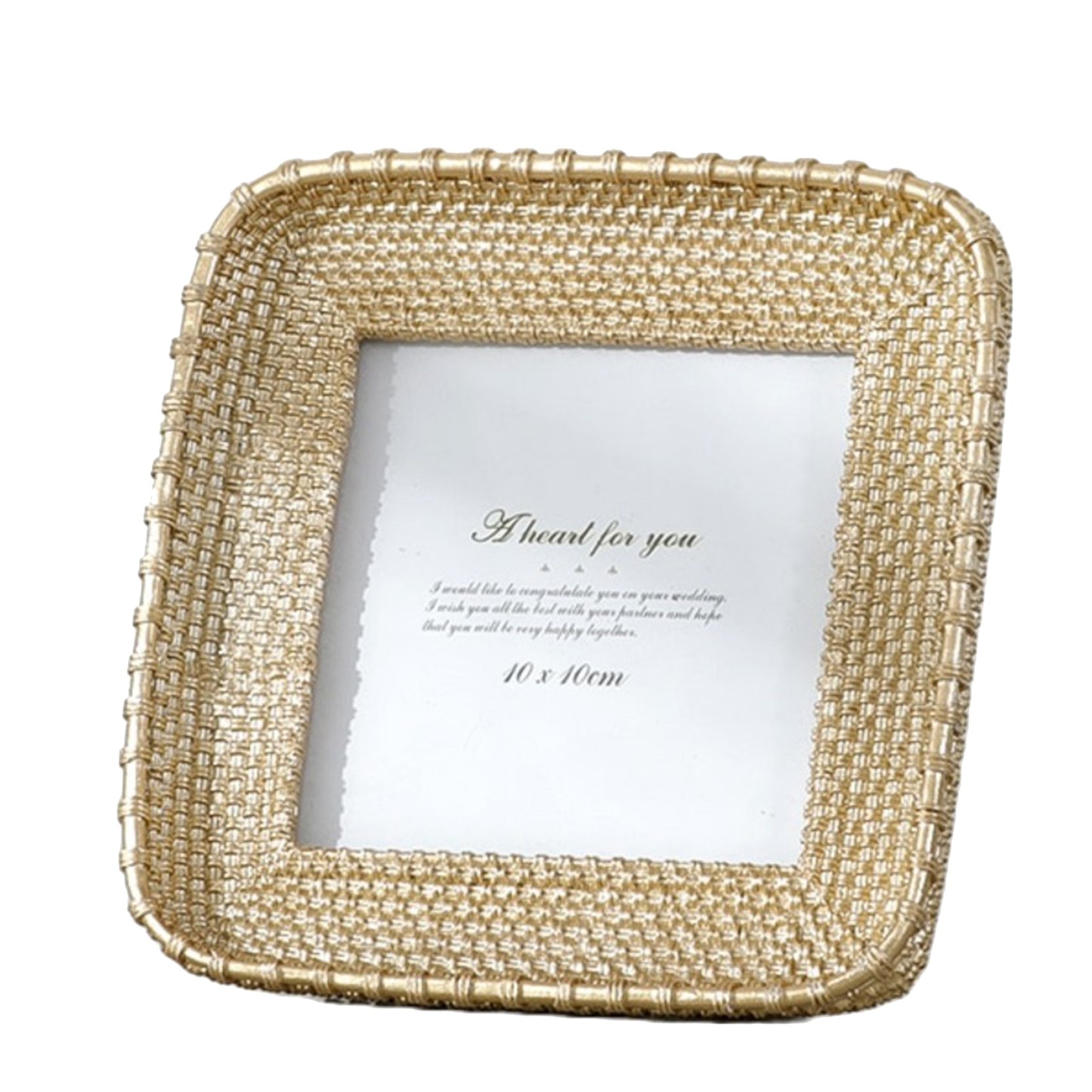 Точкови квадратни златни рамки