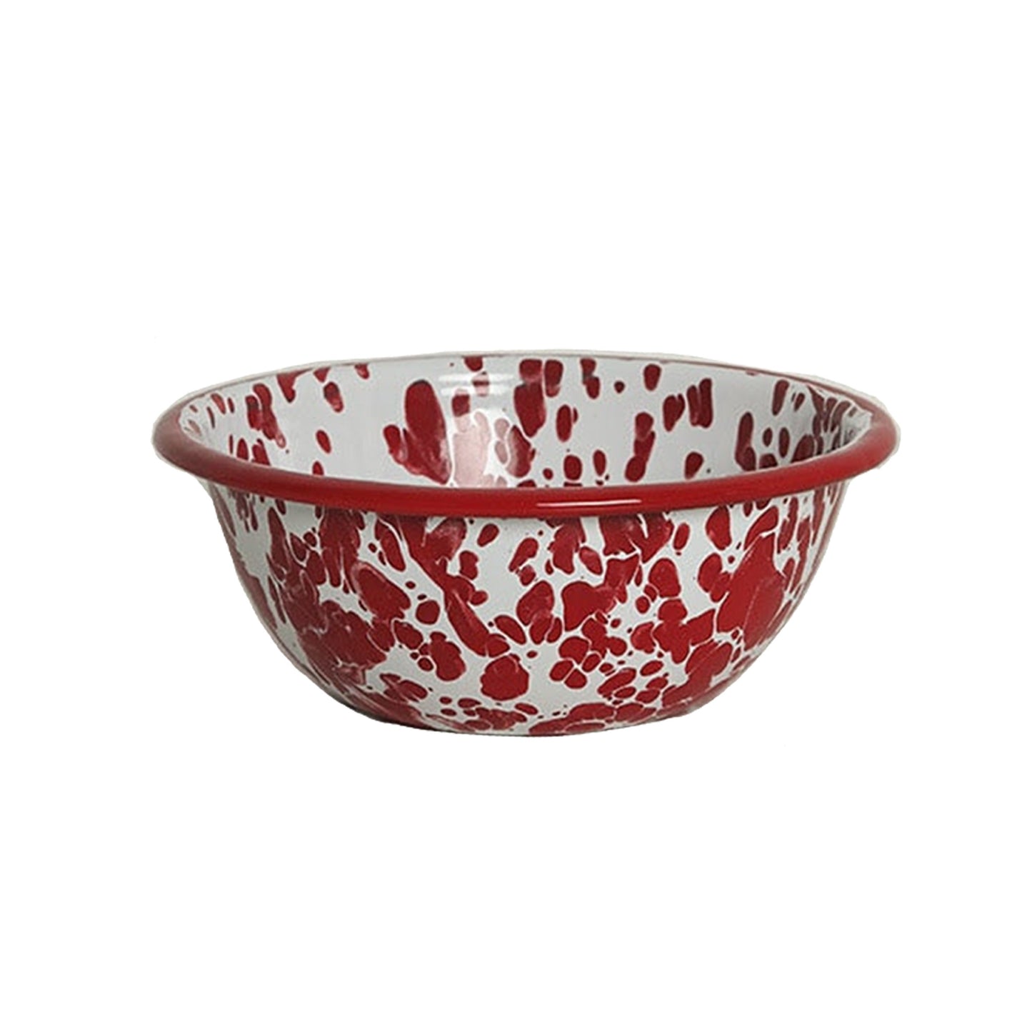 Red Enamel Bowl