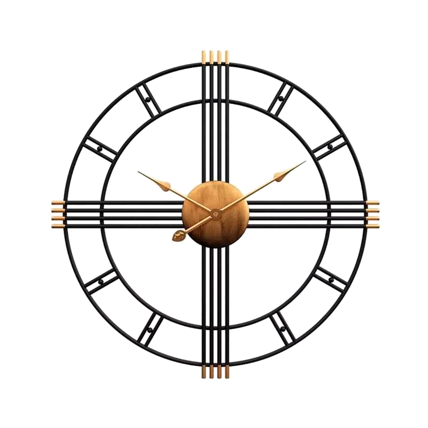 Iron Lines Wall Clock