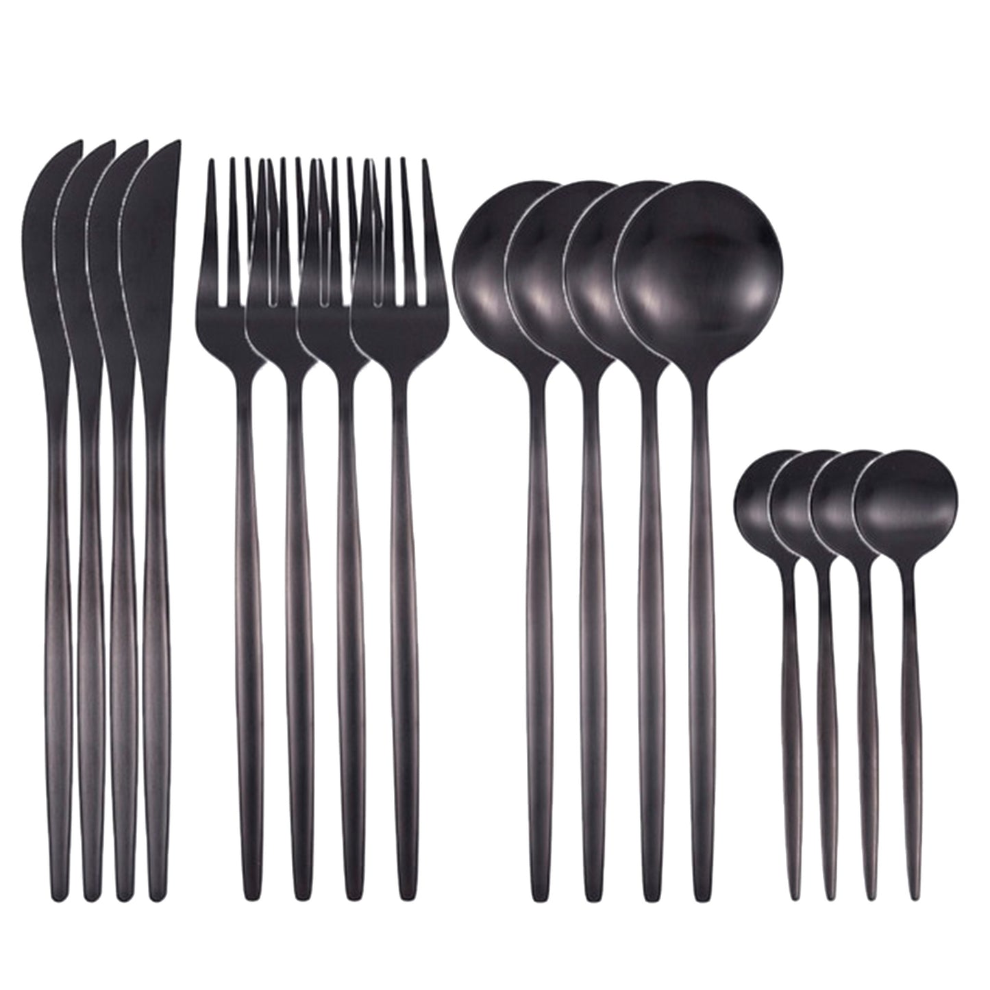 Set di posate Line Black