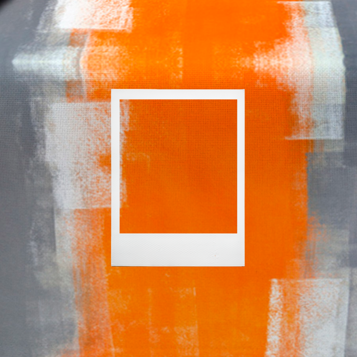 Camino De Mesa De Terciopelo Gris Naranja