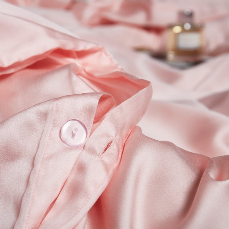 Set di biancheria da letto rosa confetto