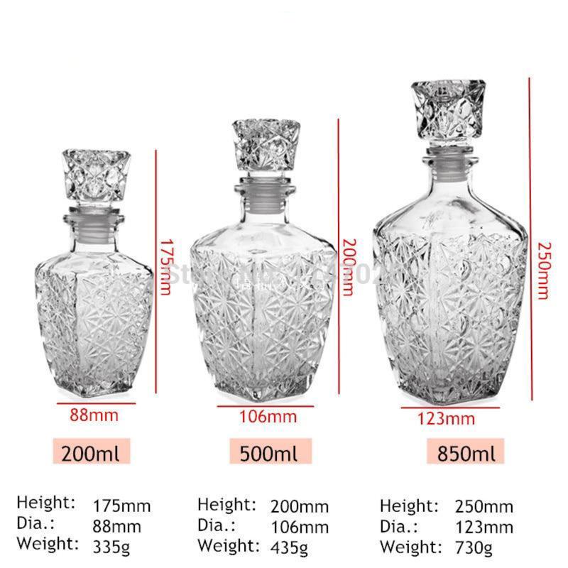 Bottiglia di cristallo