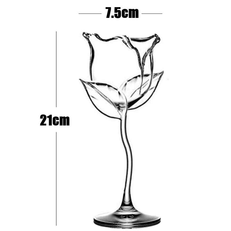 Gül Şarap Kadehi Seti