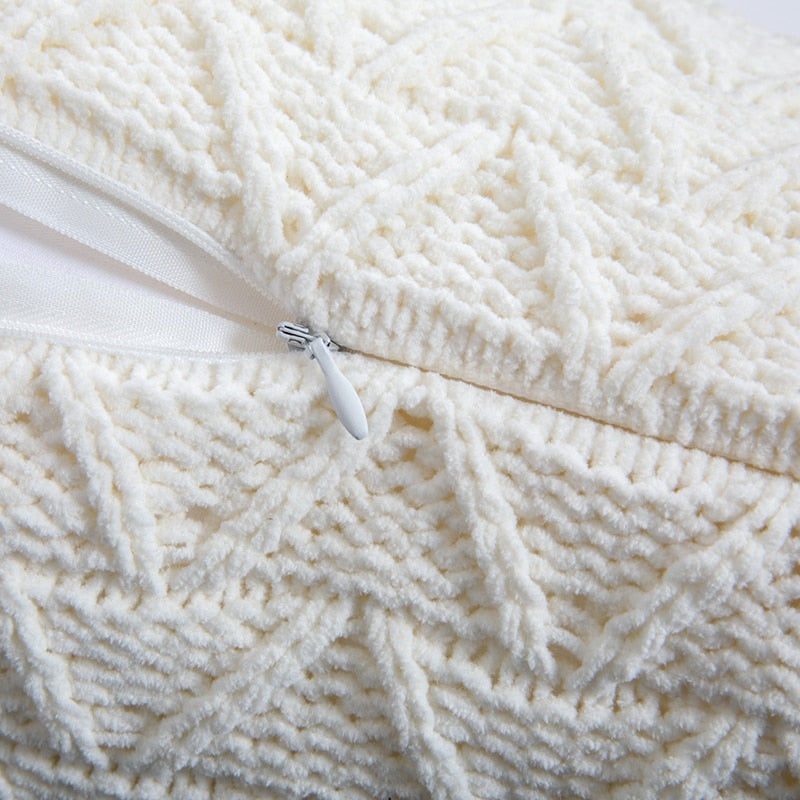 Fodera per cuscino in twill color crema