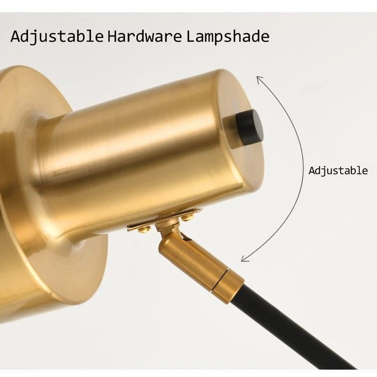 Lampade da tavolo in oro nero