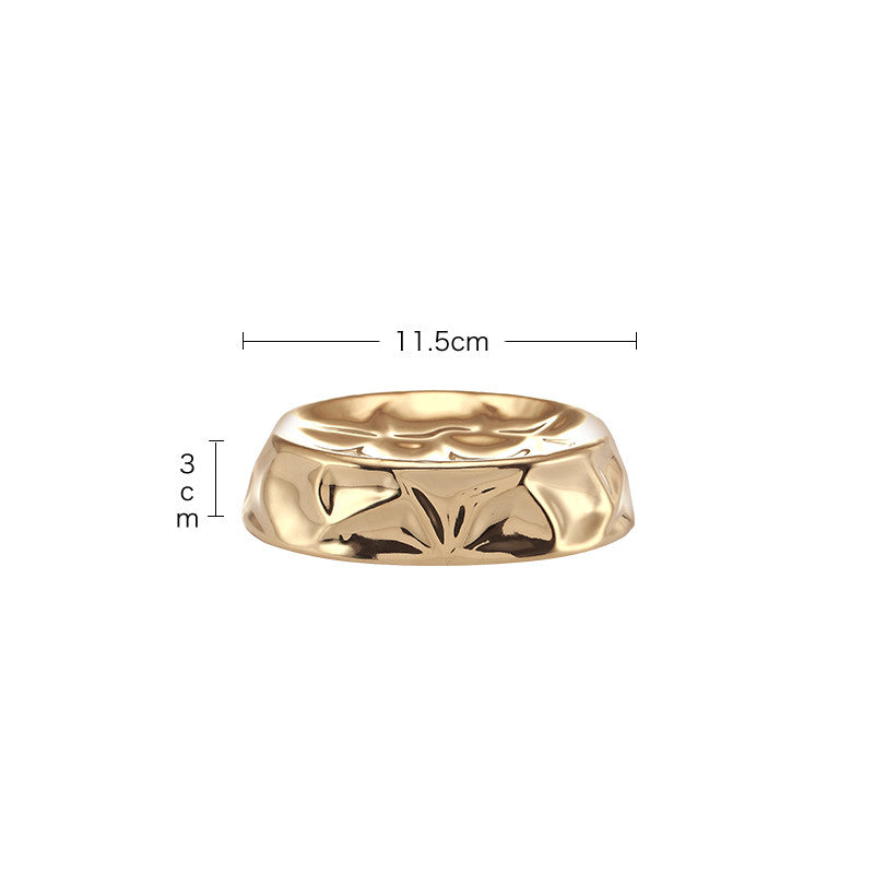 Gold Irregular Soap Dish