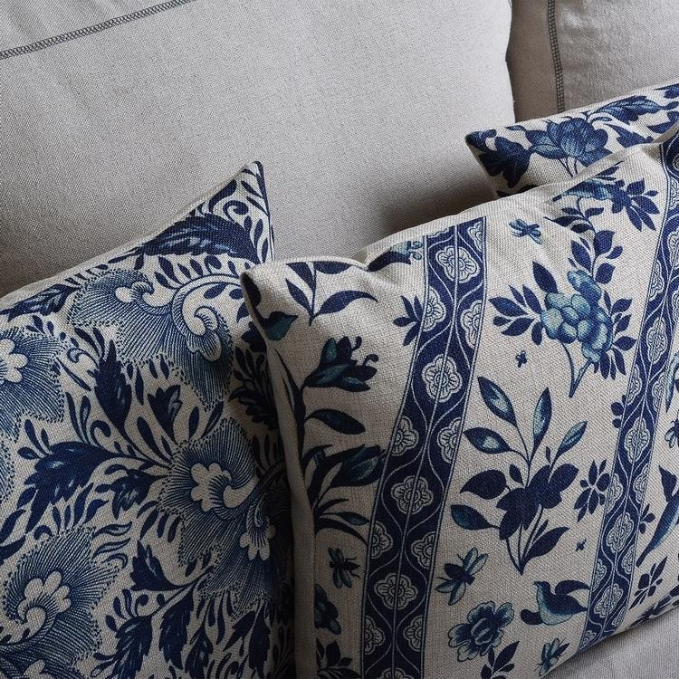 Blue Cushion Cover