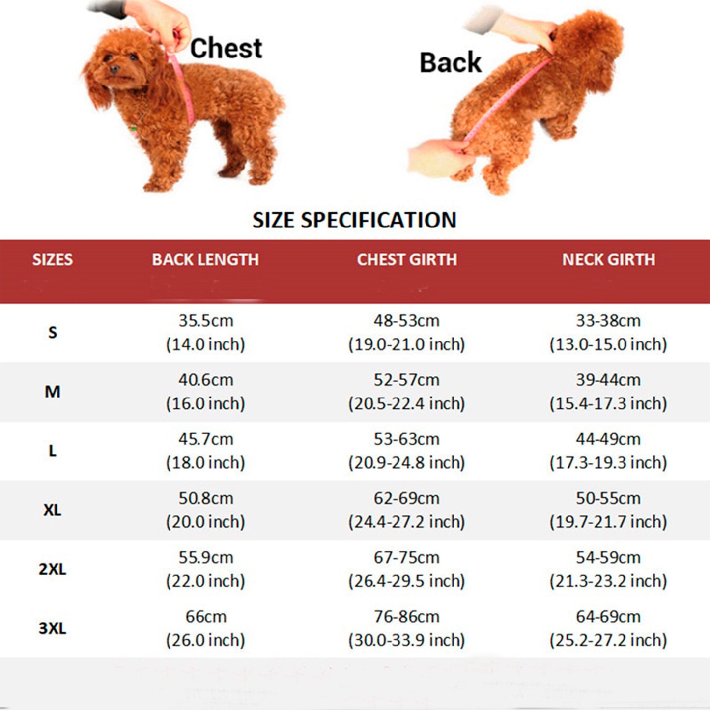 Giacca per animali domestici