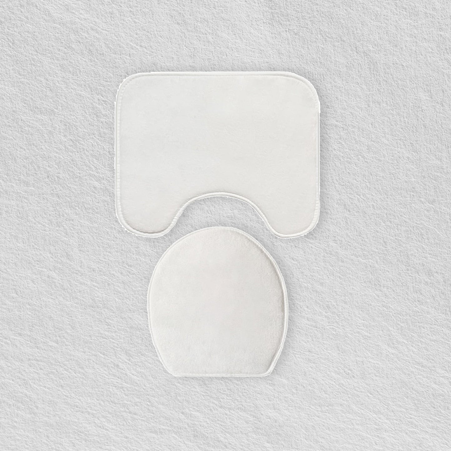 Set De Alfombrillas De Baño Blancas