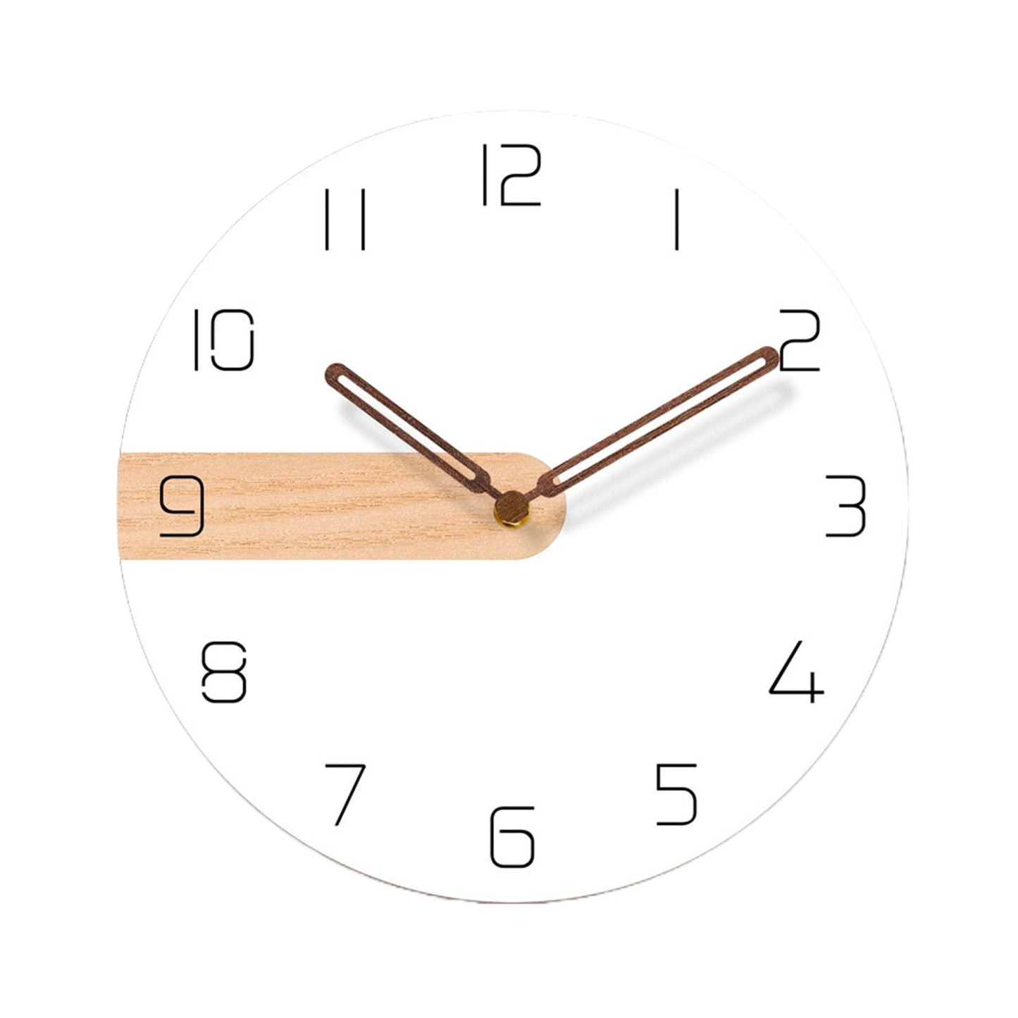 White Line Wall Clock