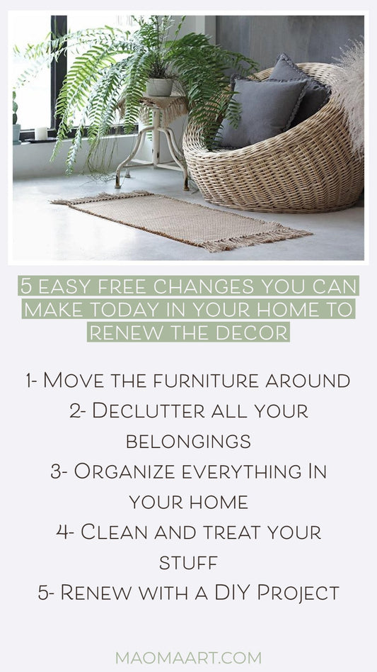 5 EASY INTERIOR CHANGES YOU CAN MAKE TODAY