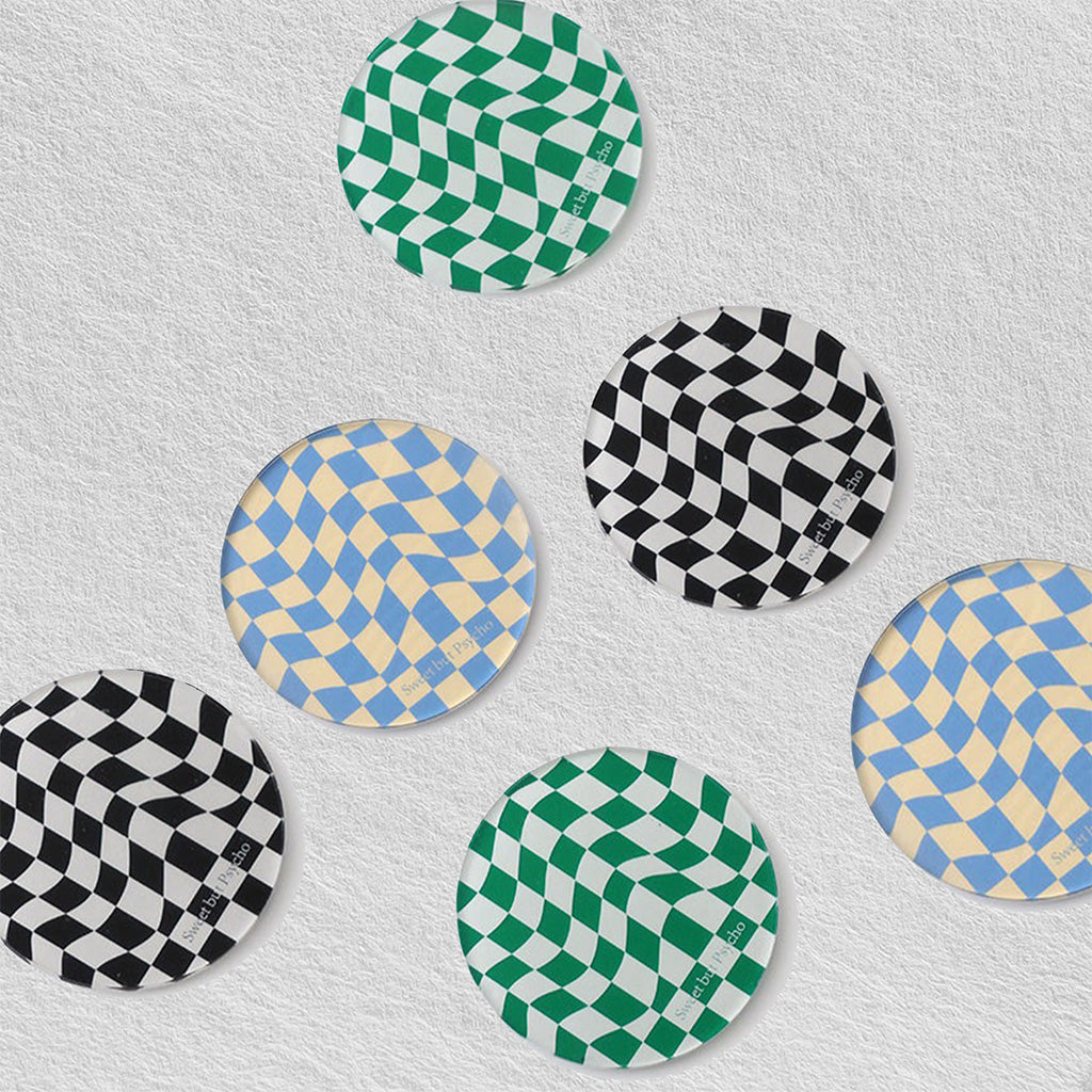 Plaid Coasters Set