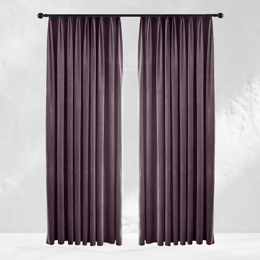 Lavender Velvet Curtains