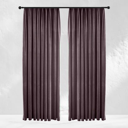 Lilac Velvet Curtains