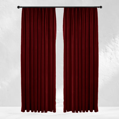 Red Velvet Curtains