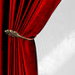 Scarlet Red Velvet Curtains