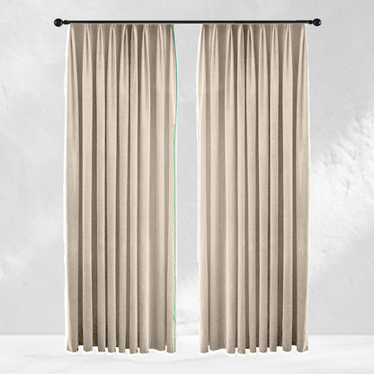 Cream Velvet Curtains