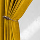 Honey Yellow Velvet Curtains