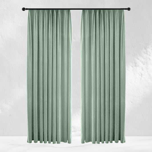 Aqua Velvet Curtains
