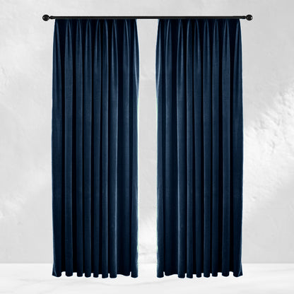 Royal Blue Velvet Curtains