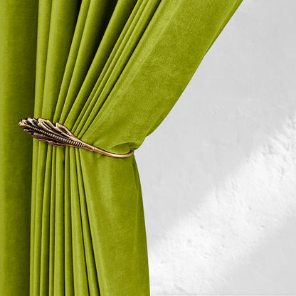 Lime Green Velvet Curtains