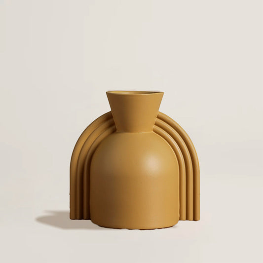 Yellow Astro Vase