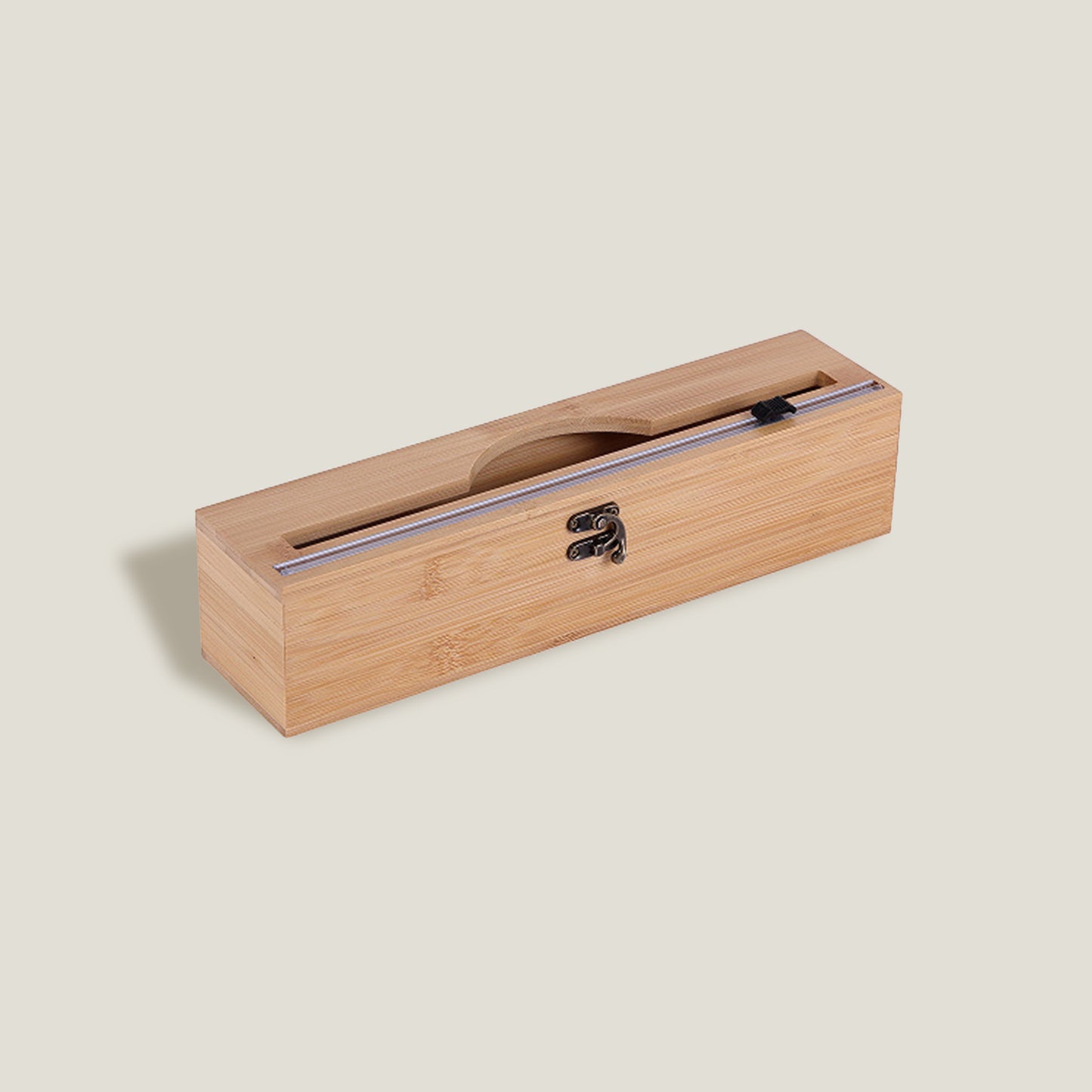 Bamboo Wood Wrap Dispenser Box