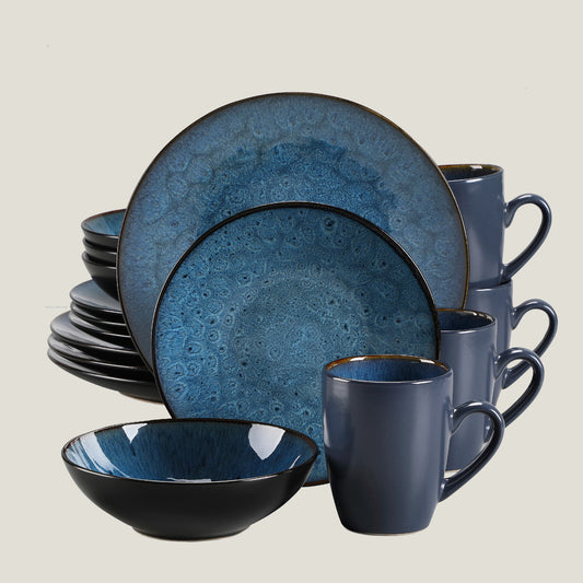 Blue Stone Tableware Set