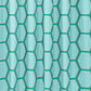 Blue Honeycomb Shower Curtain