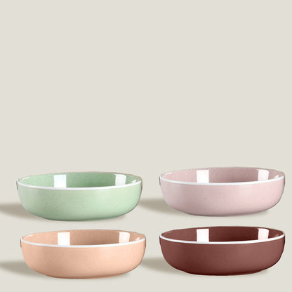 Colorful Peach Tableware Set