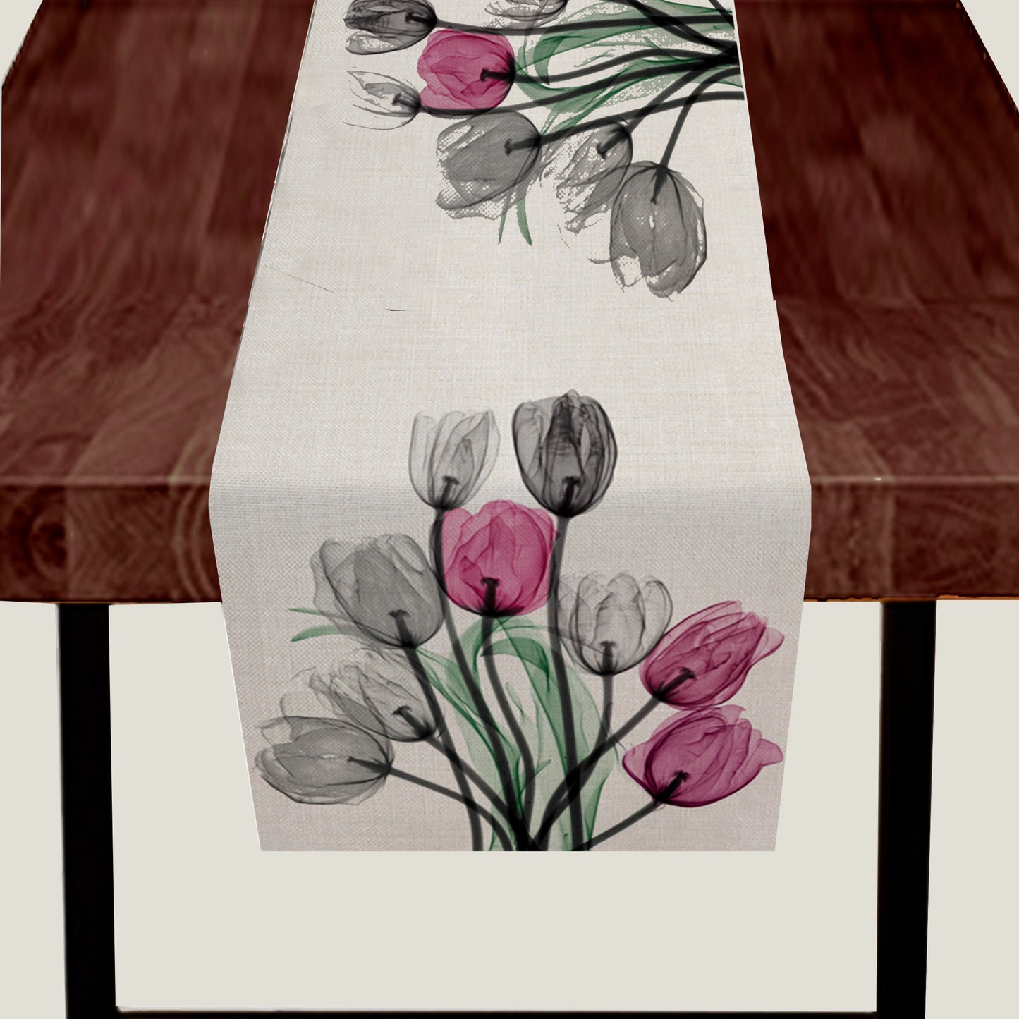 Flower Tulip Table Runner