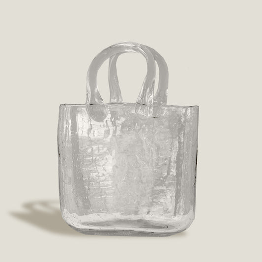 Glass Bag Vase