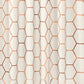 Gold Honeycomb Shower Curtain